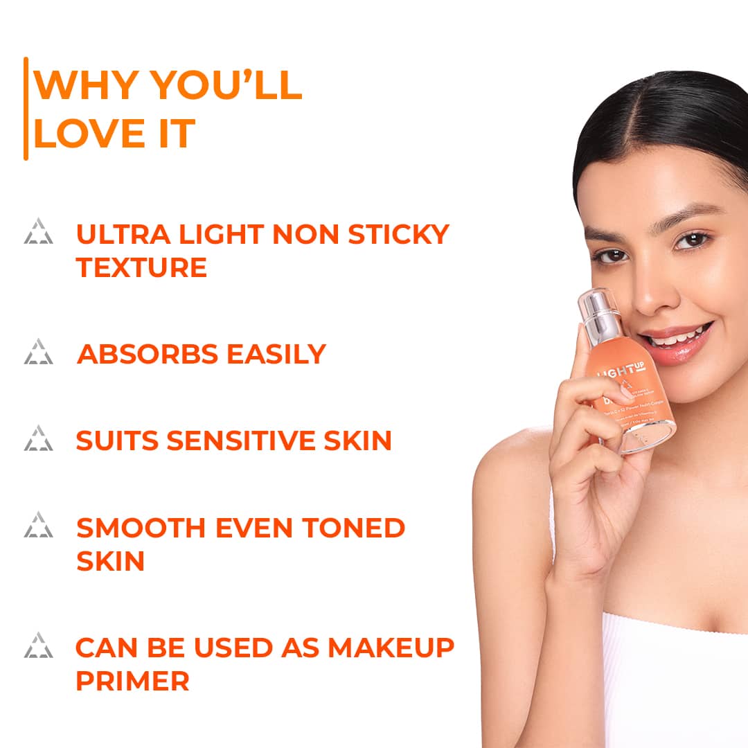 Features of face glow serum