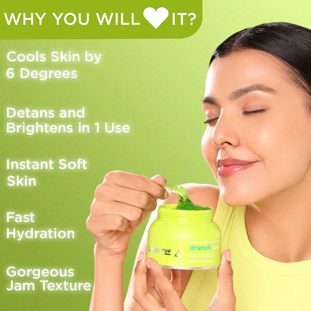 Drench Hydrating Jelly Mask with 40% Cooling Complex (Cool down skin by 6°C)