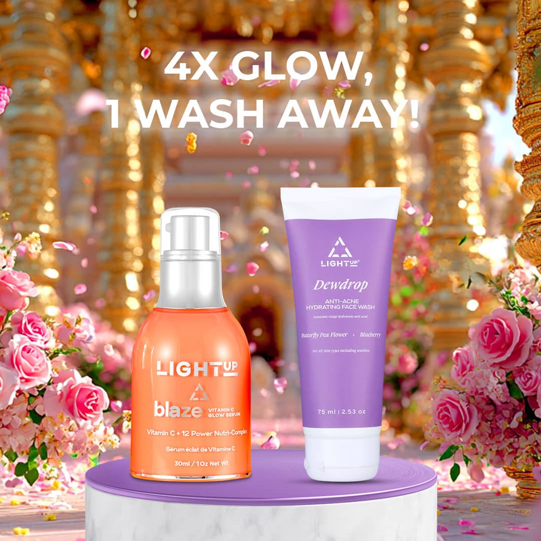 Glow & Refresh Combo (Vitamin C Serum 30ml + Anti Acne Face Wash 75ml)