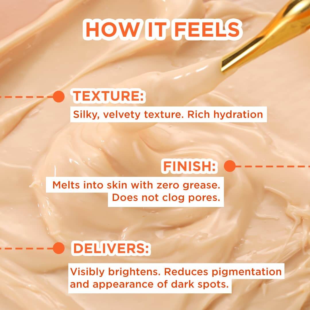 how face glow cream - PRISM feels on skin