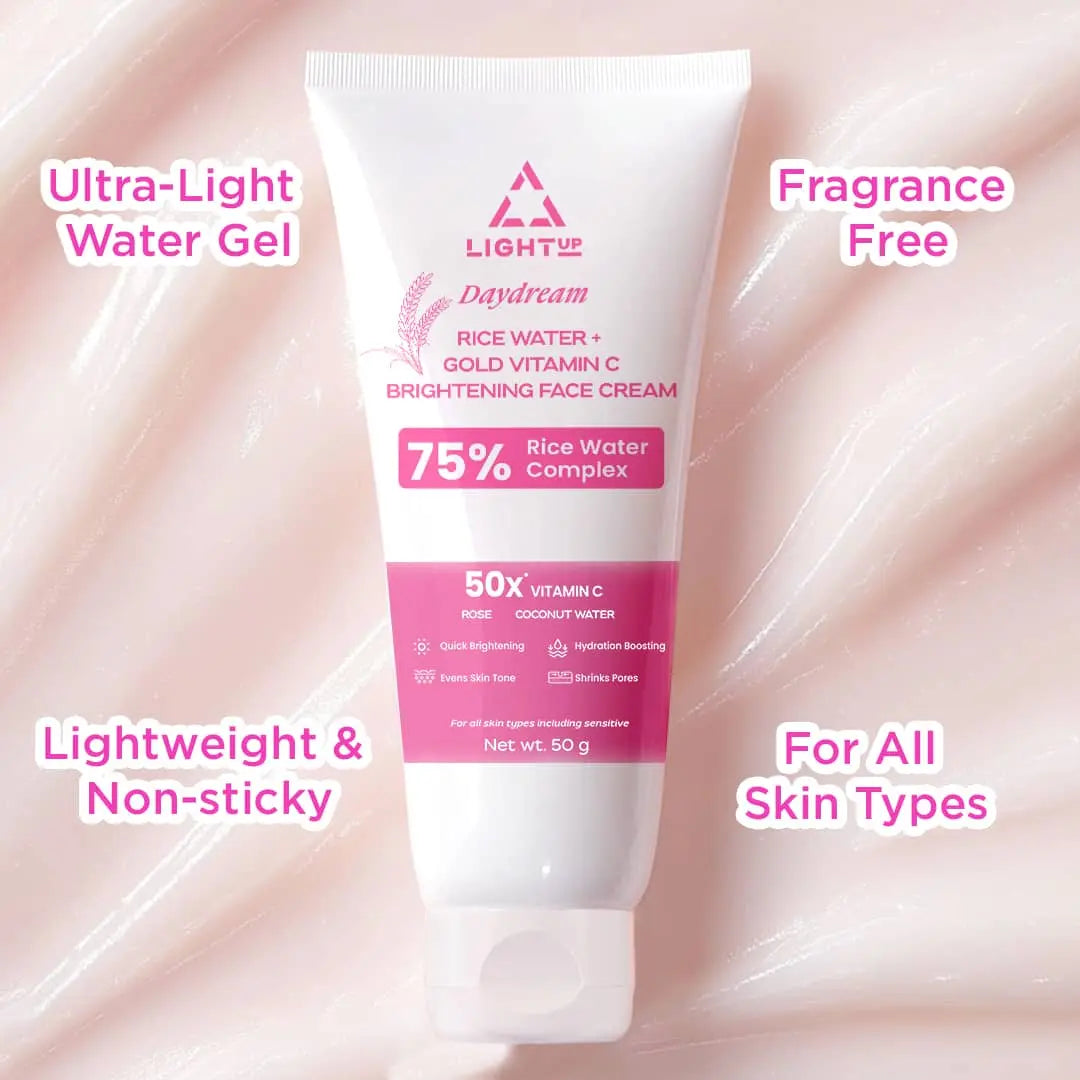 Korean Glass Skin Duo with FREE Face Scrubber (Rice Water Brightening Cream + De-Tan Face Scrub)